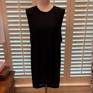 Lululemon Athletica Black Muscle Tee Dress